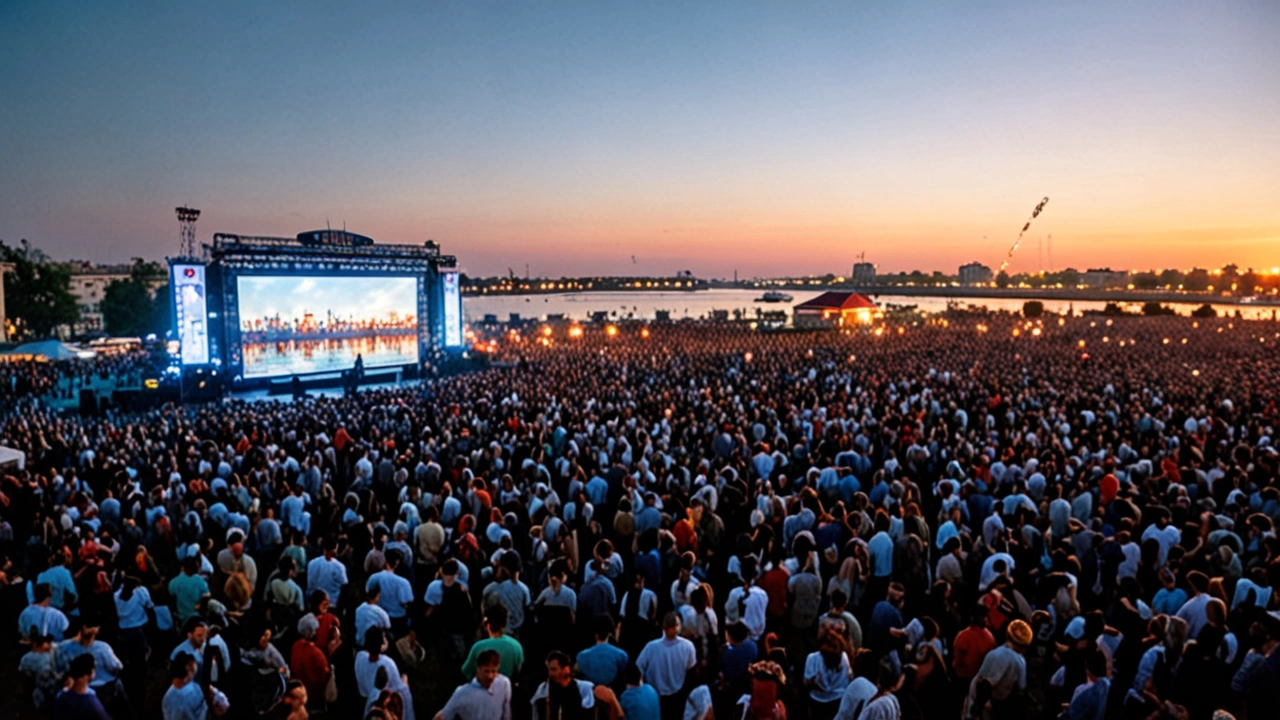 Празднование Дня Рыбака в Астрахани: фестиваль ухи, ярмарка и концерт